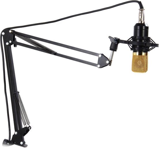 Premium Microfoon Standaard - Microfoon Statief - Microfoonarm - Tafel Mic  Houder | bol.com