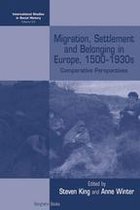 Boekomslag van 'Migration, Settlement and Belonging in Europe, 1500–1930s'