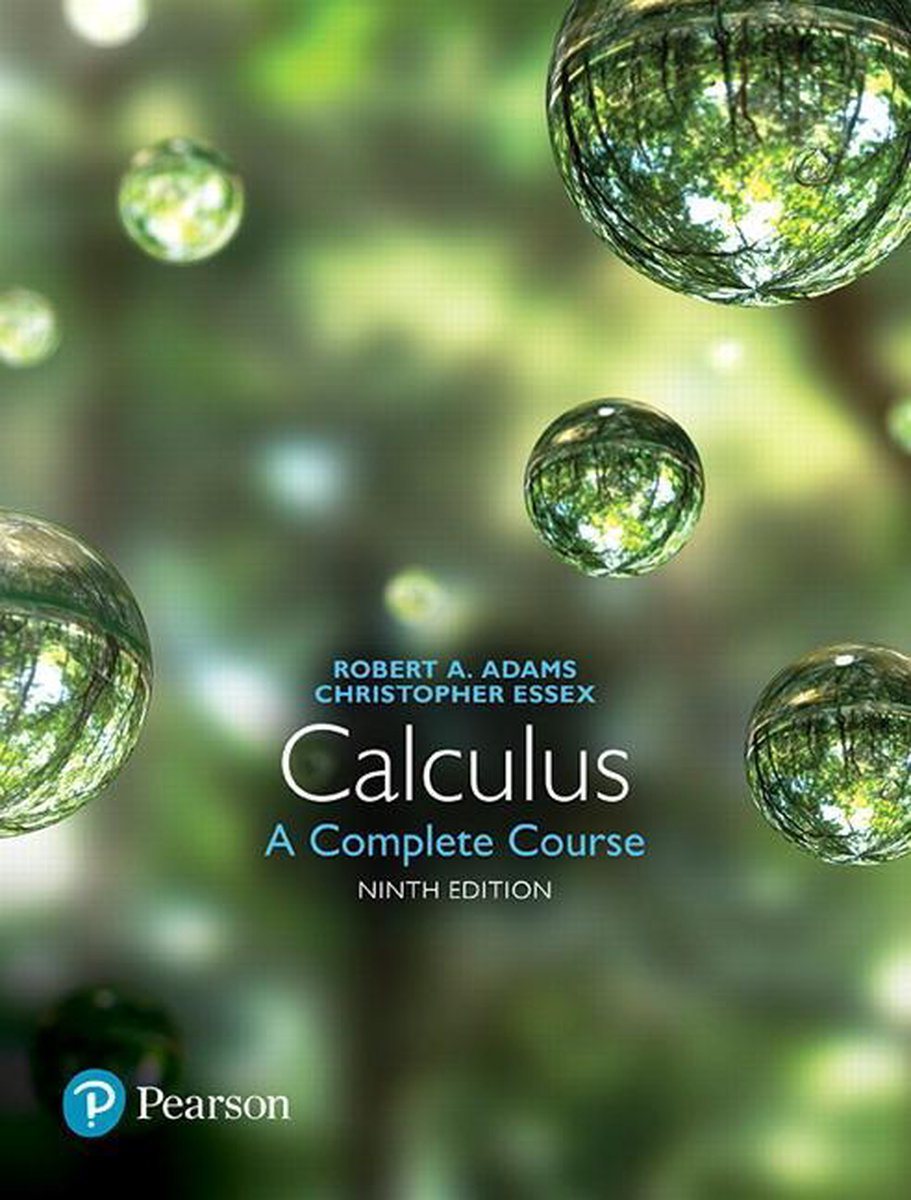 Omslag van Calculus: A Complete Course