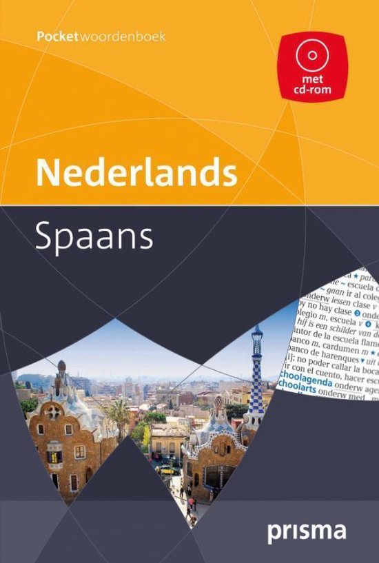 Cover van het boek 'Prisma pocketwoordenboek Nederlands-Spaans + CD-ROM' van S.A. Vosters