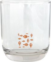 TAK Design Drinkglas Things Laag - Glas - Ø7,8 x 8,8 cm - Koper