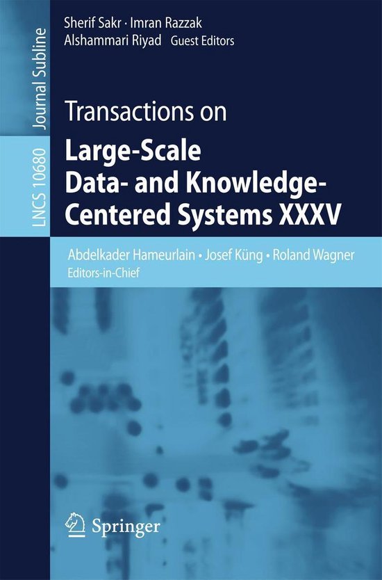 Computer Science (R0) - Transactions on Large-Scale Data- an ... - cover
