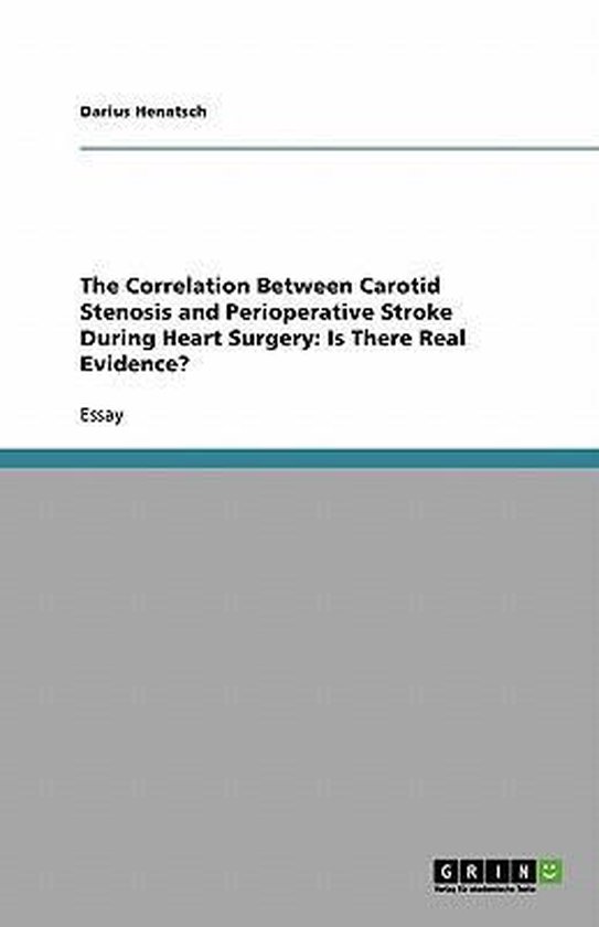 The Correlation Between Carotid Stenosis  and Perioperative  ... - cover