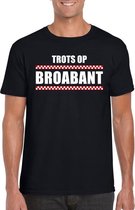 Trots op Broabant heren T-shirt zwart L