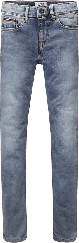 Vrijgekomen Verzamelen Tegenstander Tommy Hilfiger Jongens Jeans Scanton Slim - Grijs - Maat 164 | bol.com