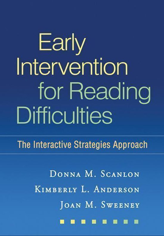 Early Intervention for Reading Difficulties (ebook), Donna Scanlon