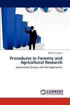 Procedures in Forestry and Agricultural Research