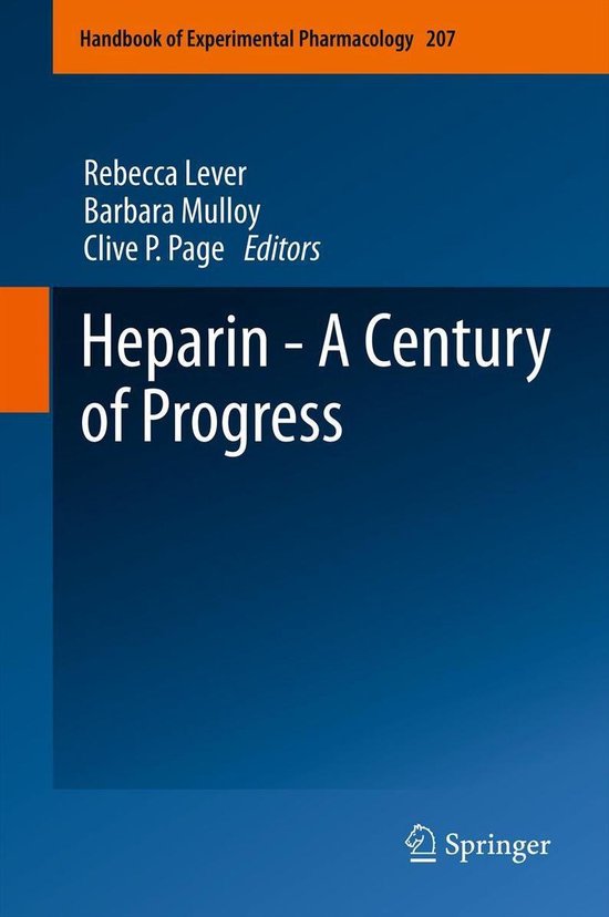 Foto: Handbook of experimental pharmacology 207 heparin a century of progress