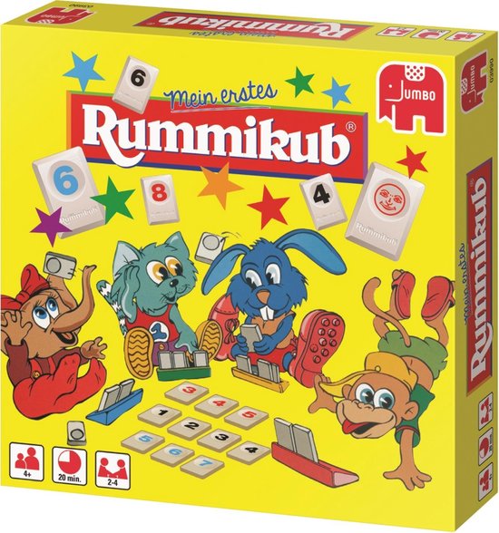 Thumbnail van een extra afbeelding van het spel Rummikub Mein erstes Bordspel Tile-based