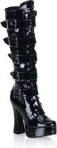 Pleaser Knee bottes -36 Chaussures- ELECTRA-2042 US 6 Noir