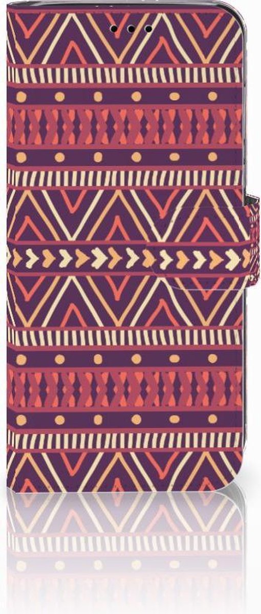 Huawei P20 Lite Telefoon Hoesje Aztec Paars