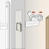 Muurbeschermers / Deurklink Buffers 2 stuks - Deurstoppers - Stootdoppen - Deurklink bescherming - Siliconen deurstoppers - Deurstopper voor binnen - Transparante deurstopper