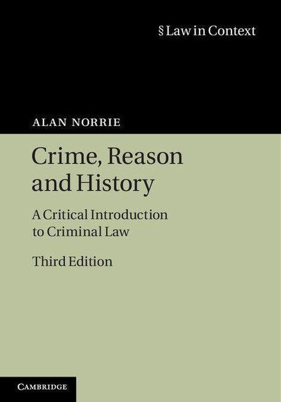 Law in Context - Crime, Reason and History - cover