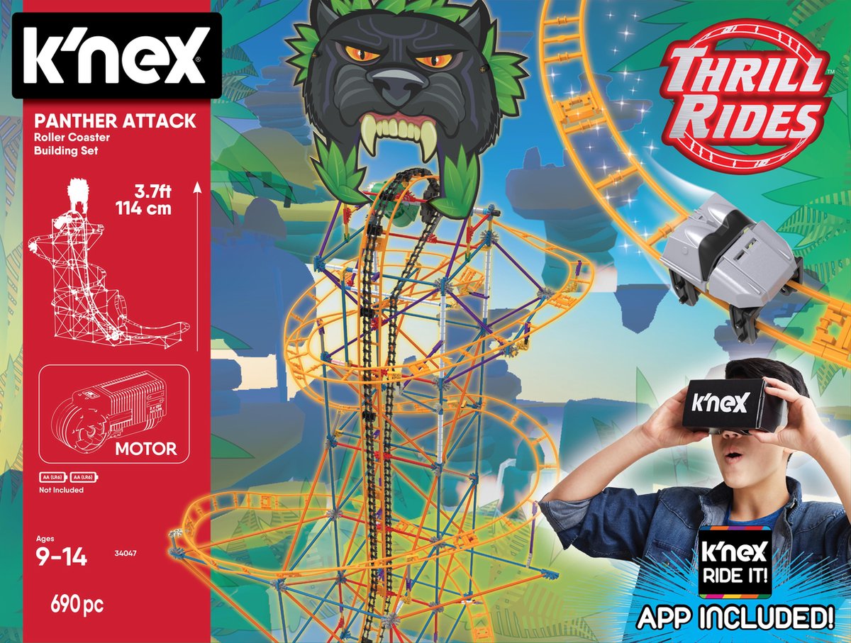 Knex hotsell panther attack