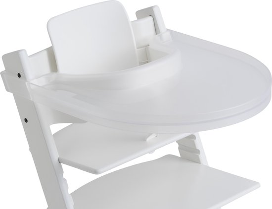 Foto: Playtray voor de stokke tripp trapp met riempje transparant