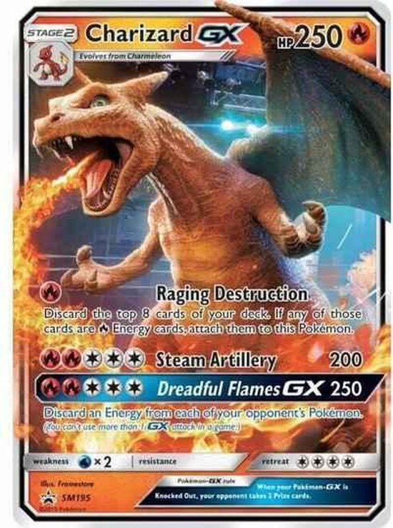 Panda Kakadu Afwijzen Pokemon Charizard GX Grote Kaart SM195 | Games | bol.com