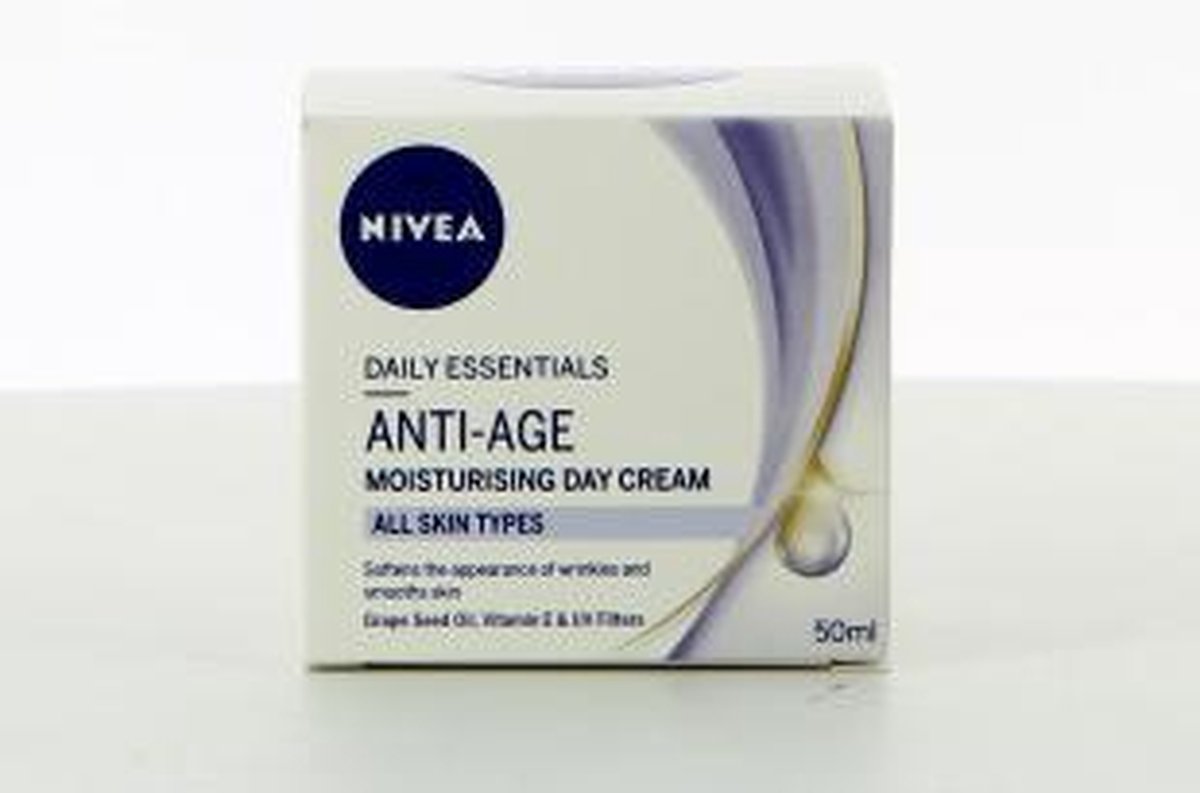 Crème de jour visage hydratante Nivea ESSENTIALS Vitamine E, 50mL    - Shopping et Courses en ligne, livrés à domicile ou au bureau,  7j/7 à la Réunion