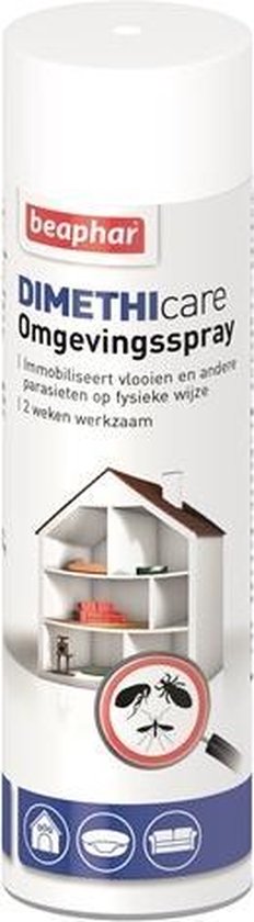 Beaphar Dimethicare Omgevingsspray - Anti vlooien en tekenmiddel - 400 ml 400ml