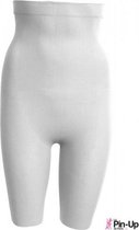 Anti Cellulite Hoge afslankbroek (basic) - Pin Up de Paris - S - Wit