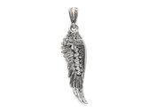 SILK Jewellery - Zilveren Hanger Eagle Feather - Wild Heart
