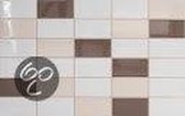 Wandtegel Softline pergamon/wenge mozaiek 25,0x40,0 cm -  Pergamon Prijs per 1 m2.