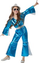 dressforfun - Stralende Disco Starlet 104 (3-4y) - verkleedkleding kostuum halloween verkleden feestkleding carnavalskleding carnaval feestkledij partykleding - 302363