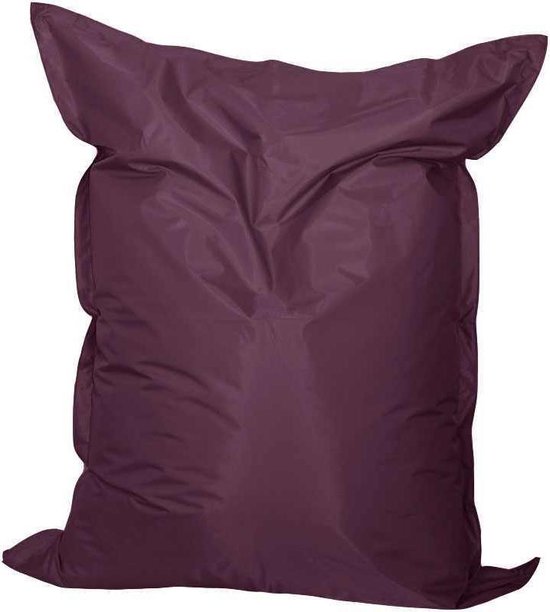 Mr. Lounge - Zitzak met binnenzak – XXL- volwassene – maat L – 140 x 170 – Nylon Aubergine