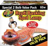 ZM Repti Basking Spot Lamp 60 w. Value Pack