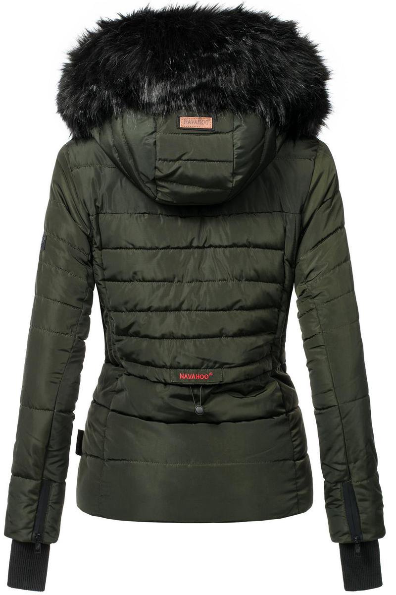 Onderdompeling Voorrecht Aanpassen Adele groene dames winterjas kort model gevoerd met groen S | bol.com