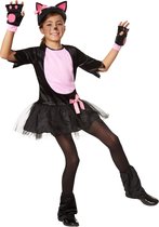 dressforfun - Roos katje 128 (7-8y) - verkleedkleding kostuum halloween verkleden feestkleding carnavalskleding carnaval feestkledij partykleding - 302101