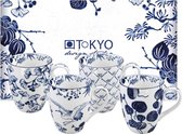 Tokyo Design Studio - Set de tasses Flora Japonica 4pcs 8,5x10,2cm 380ml