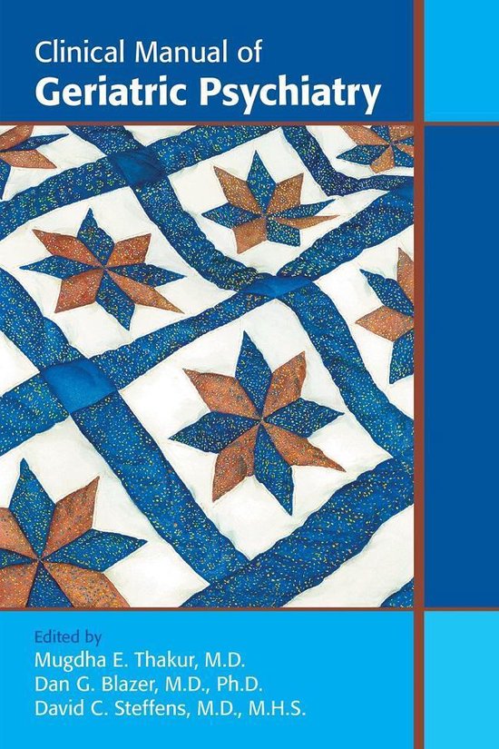 Clinical Manual of Geriatric Psychiatry - cover