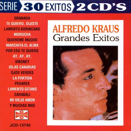 Grandes Exitos, Alfredo Kraus CD (album) Muziek bol