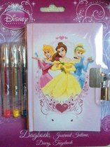 Dagboek Disney Princess met 3 gelpennen !