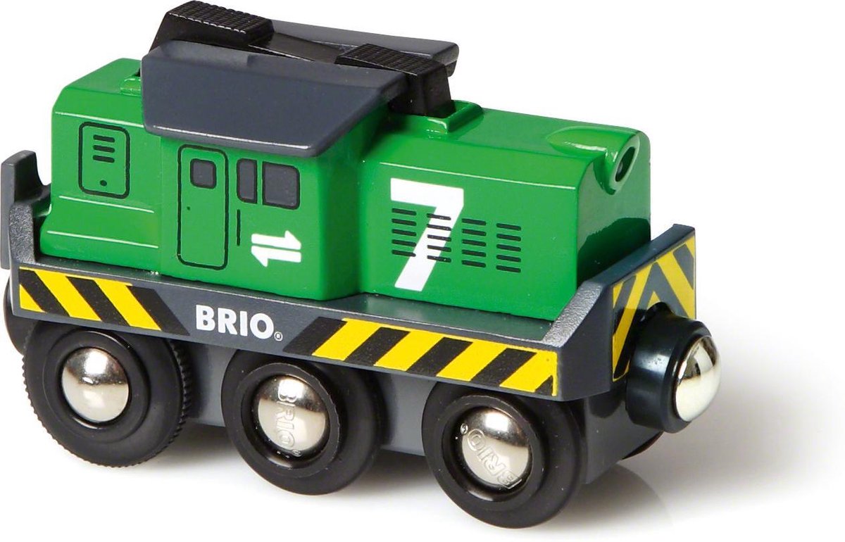 BRIO Locomotief voor goederentrein op batterijen - 33214 - Treinbaanonderdeel — afbeelding 6