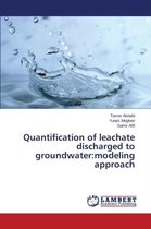 Quantification of leachate discharged to groundwater