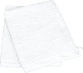 ARTG Towelzz® - Set van 10 Washandjes - 16 x 22 cm - Washandje - 100% Katoen - 500 gr/m2 - Wit - WHITE