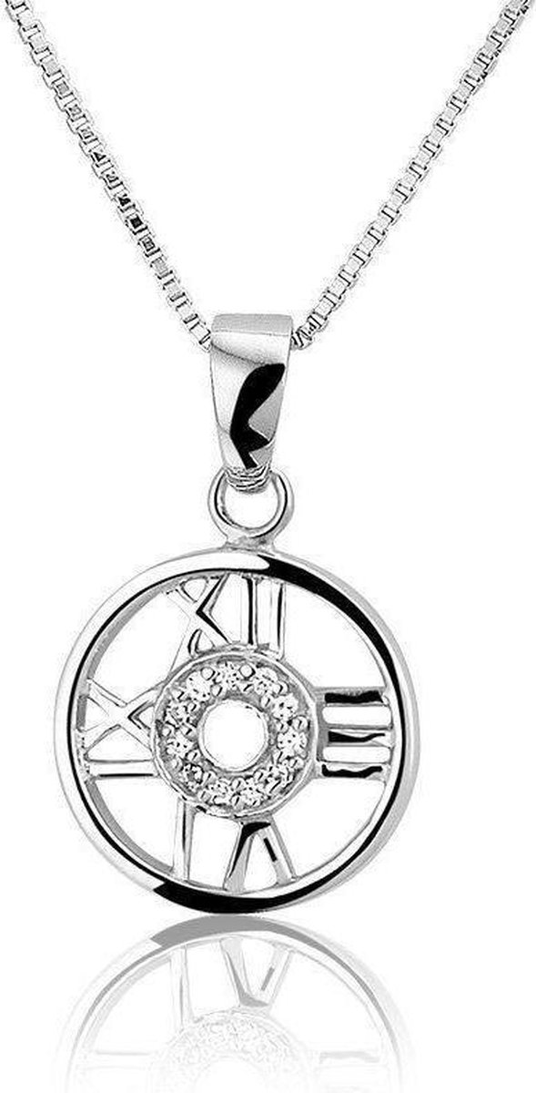 Montebello Ketting Roman - 925 Zilver Gerhodineerd - ∅14mm - 45cm