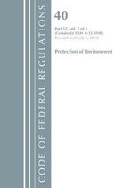 Code of Federal Regulations, Title 40 Protection of the Environment 52.01-52.1018, Revised as of July 1, 2018