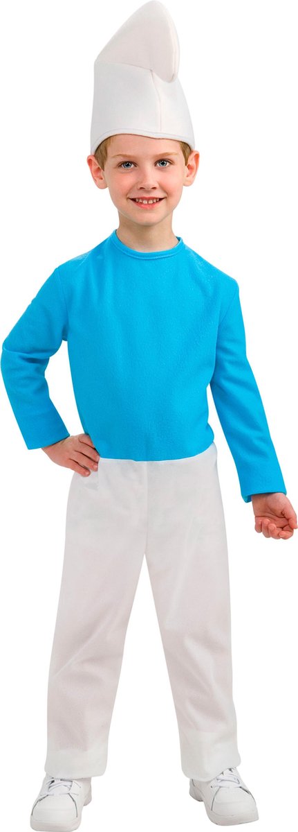 De Smurfen™ - Kostuum Smurf Kind - Maat 128/140 | bol