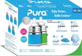 Pura starterset - Plasticvrij - 150 ml -  Aqua - Groen