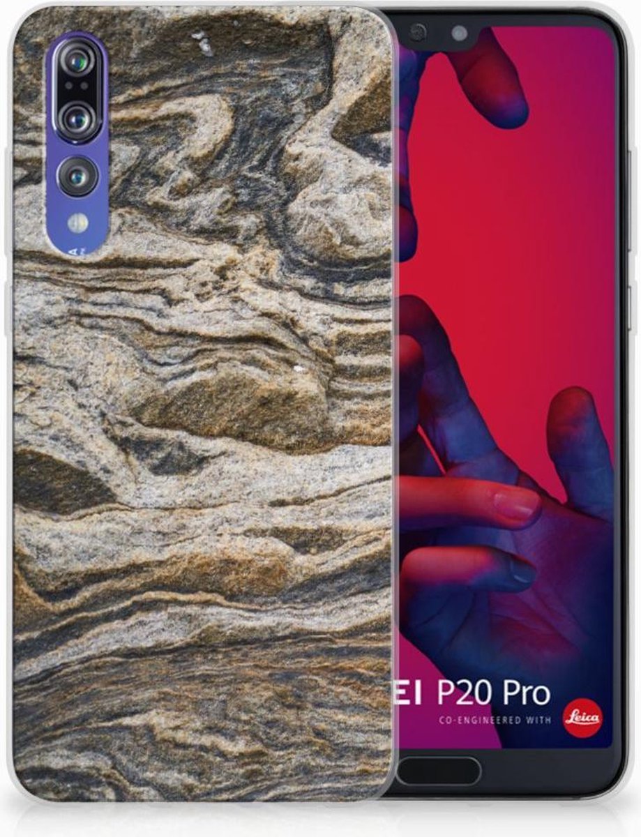 Huawei P20 Pro TPU Siliconen Hoesje Steen
