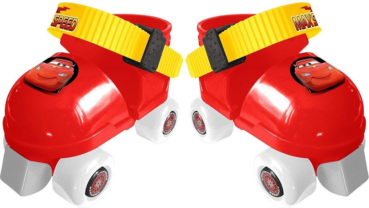 Disney Rolschaatsen Met Bescherming Cars Rood Mt 23-27