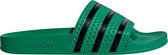 adidas Adilette Slipper Slippers - Maat 40.5 - Unisex - groen/zwart