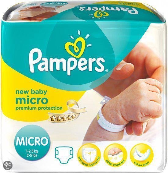 Pampers Baby luier New Baby Maat 0 - 48 stuks