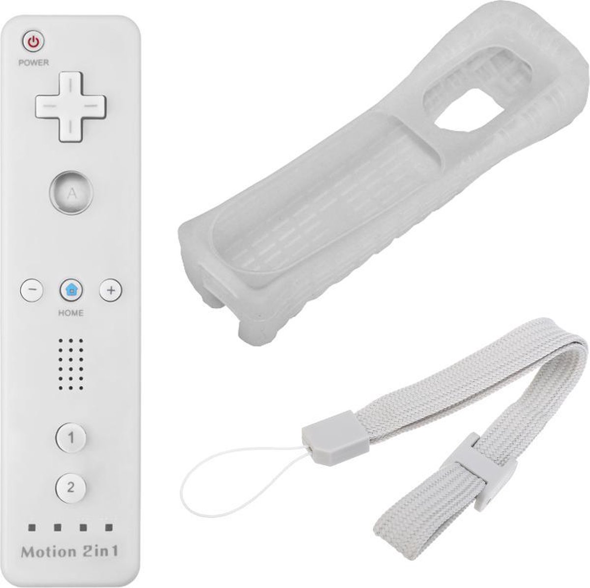 Manette Wii - Blanche - Avec Motion Plus 2 en 1 | bol.com