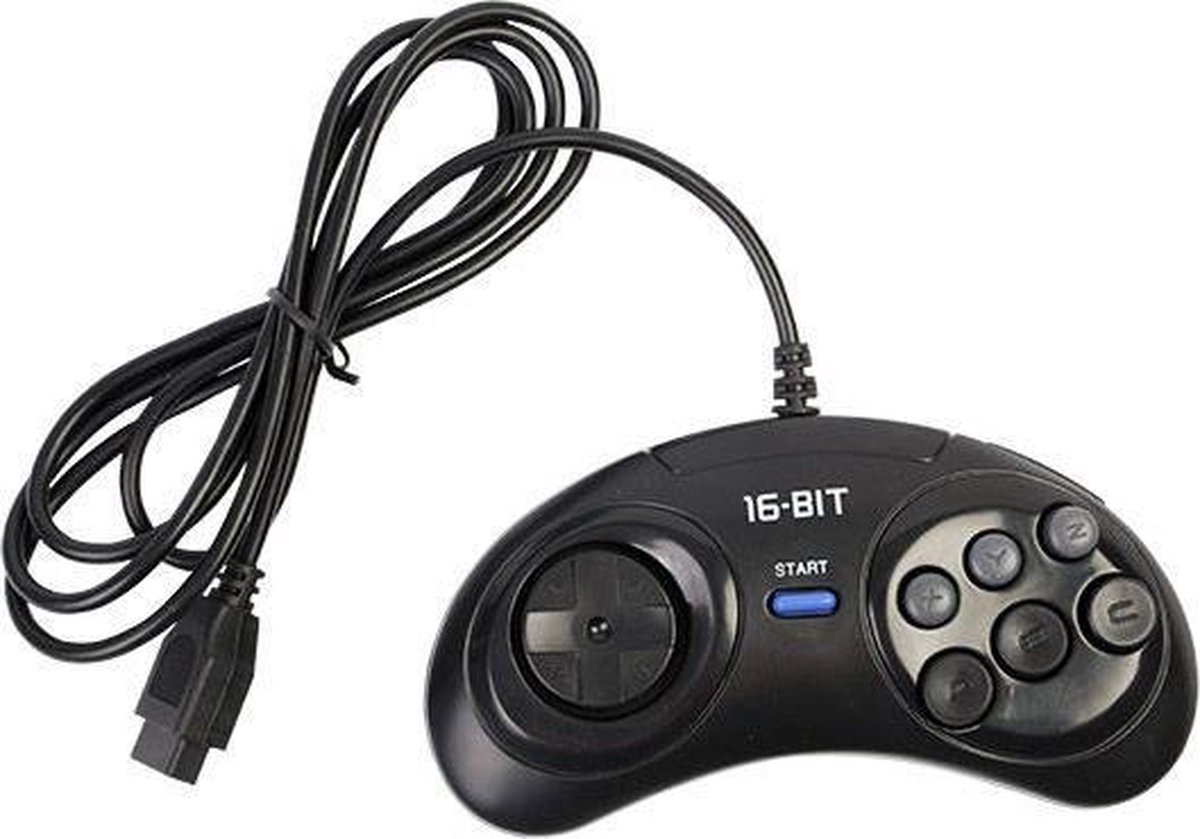 Under Control Sega Megadrive Controller Black