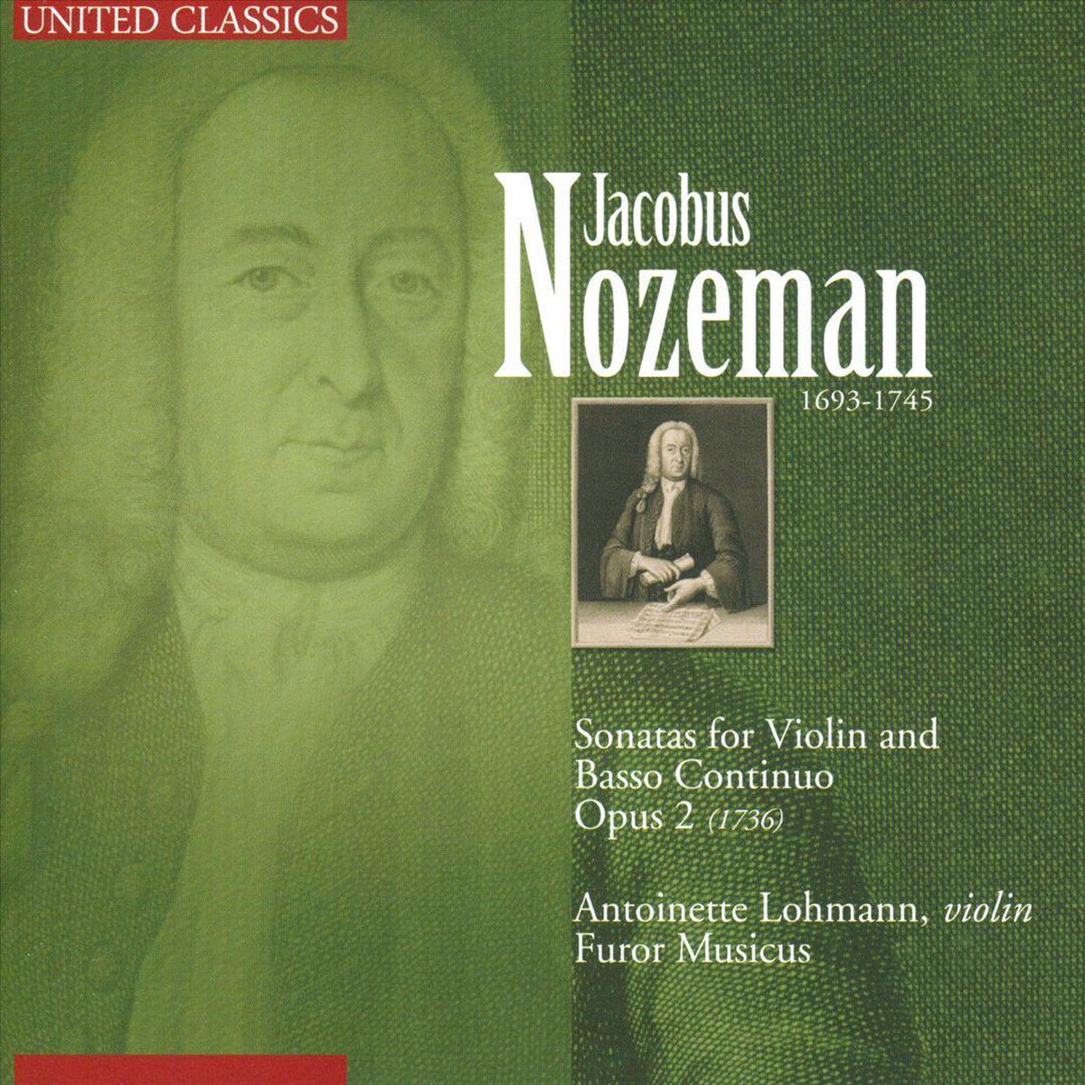 Antoinette Lohmann & Furor Musicus - Nozeman, Jacobus; Opus 2 - Sonatas (CD)