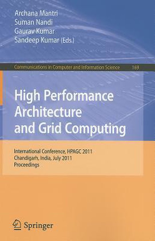 High Performance Architecture and Grid Computing | 9783642225765 ...