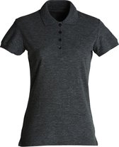 Clique Basic dames polo antraciet xs